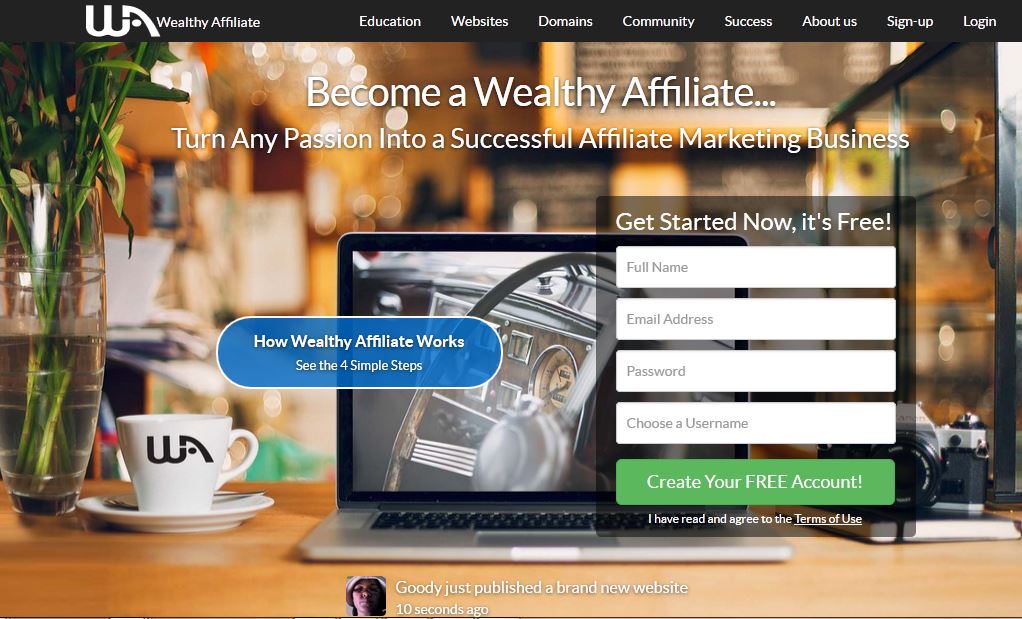 wealthy affiliate login